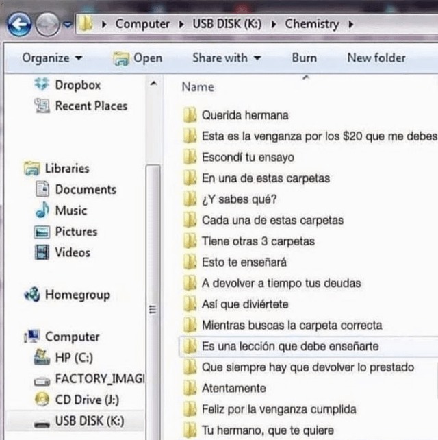 Una venganza al nivel de una deuda de 20€ - meme