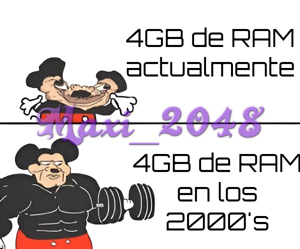 4GB de RAM - meme