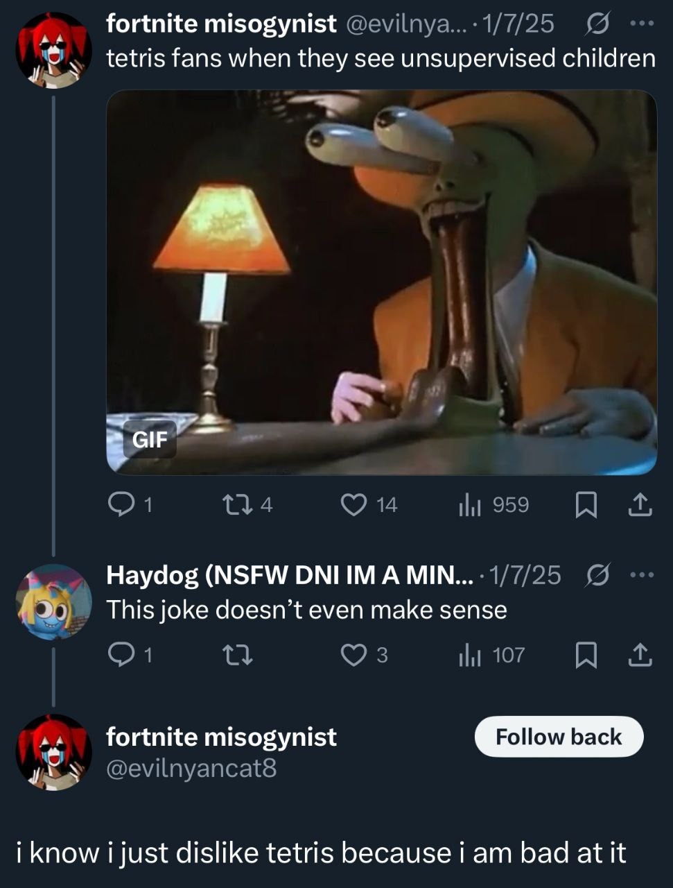 Tetris beef now live with Fortnite trash talkers - meme