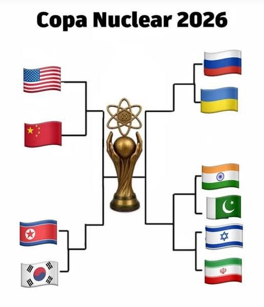 copa nuclear 2026 ya ni el mundial se siente tan tenso - meme