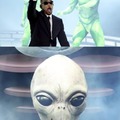 Will Smith at Coachella doing Men in Black with aliens