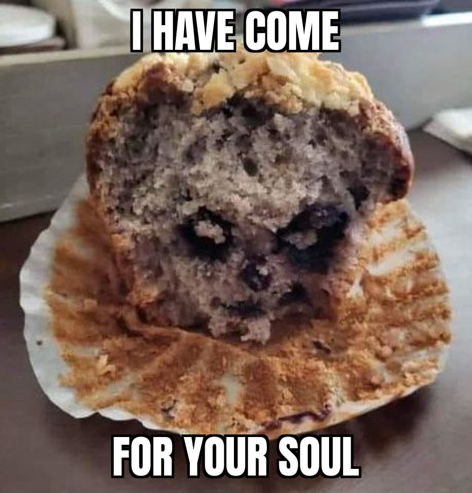 Haunted muffin - meme