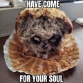 Haunted muffin