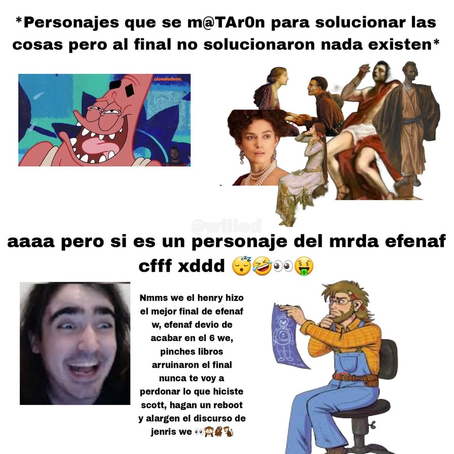 fnaf padre de los juegos soft horror - meme