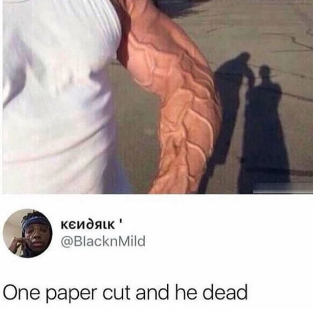 paper cut - meme
