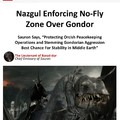 Nazgul Enforcing No-Fly Zone Over Gondor