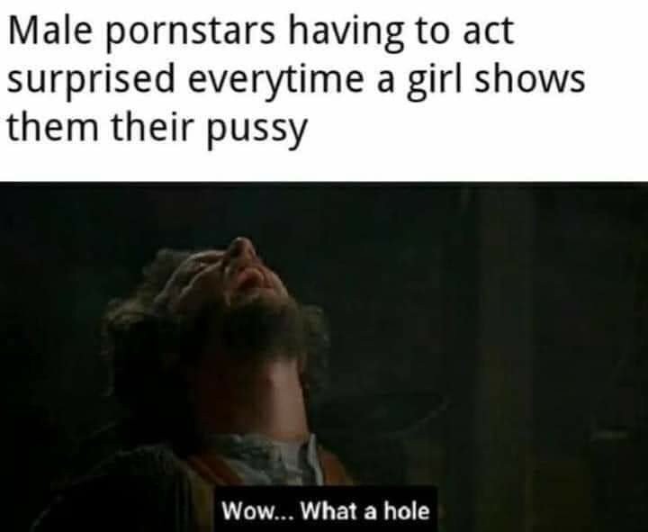 A hole is a hole - meme