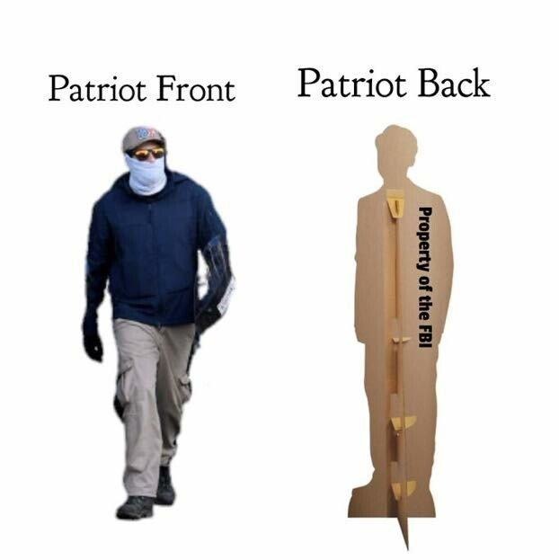 Patriot Front, Patriot Back - meme