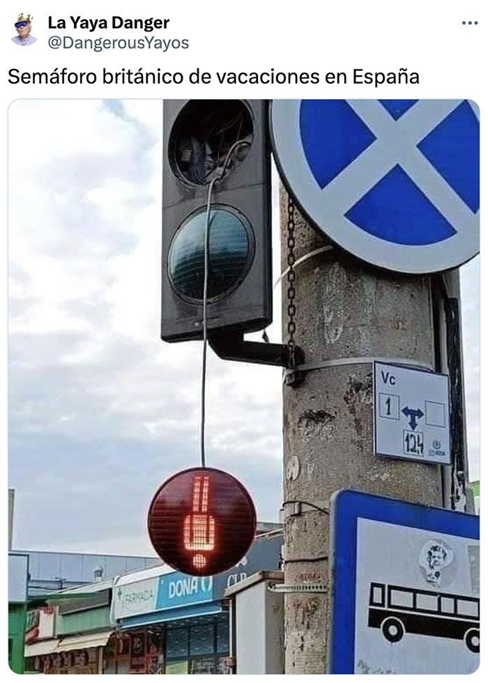 wtf semáforo británico - meme