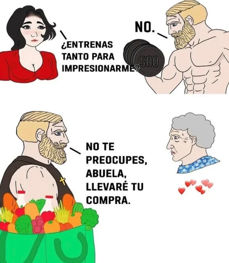 No es por ti abuela - meme