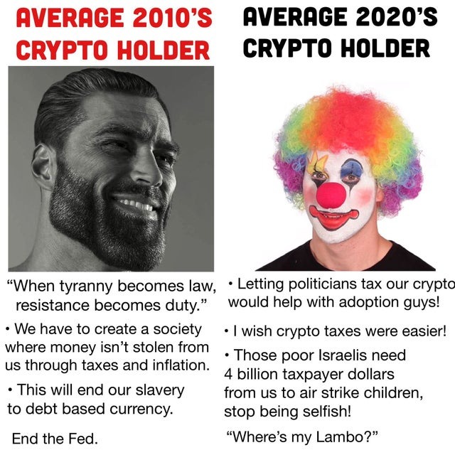 Crypto is resistance - meme