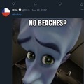 no beaches??