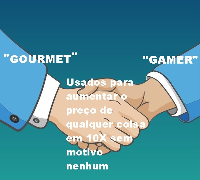 Imagina um PC Gourmet Gamer - meme