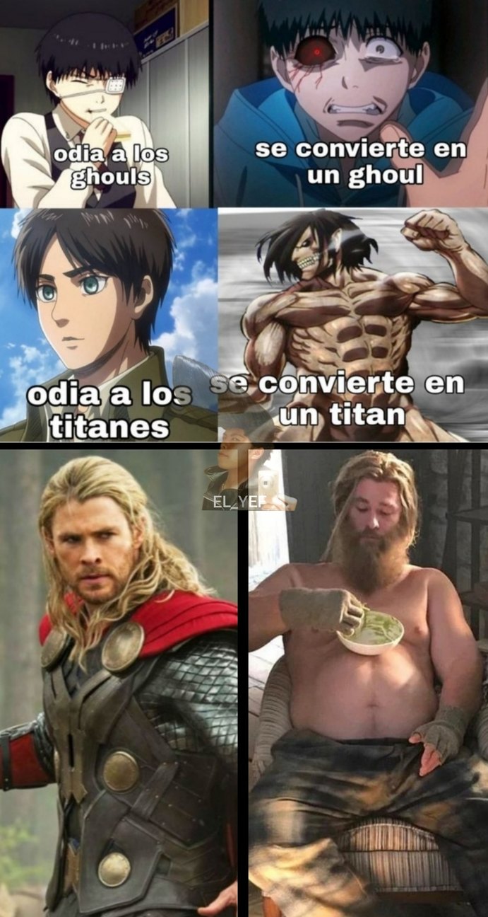 Thor odia a los obesodroiders - meme