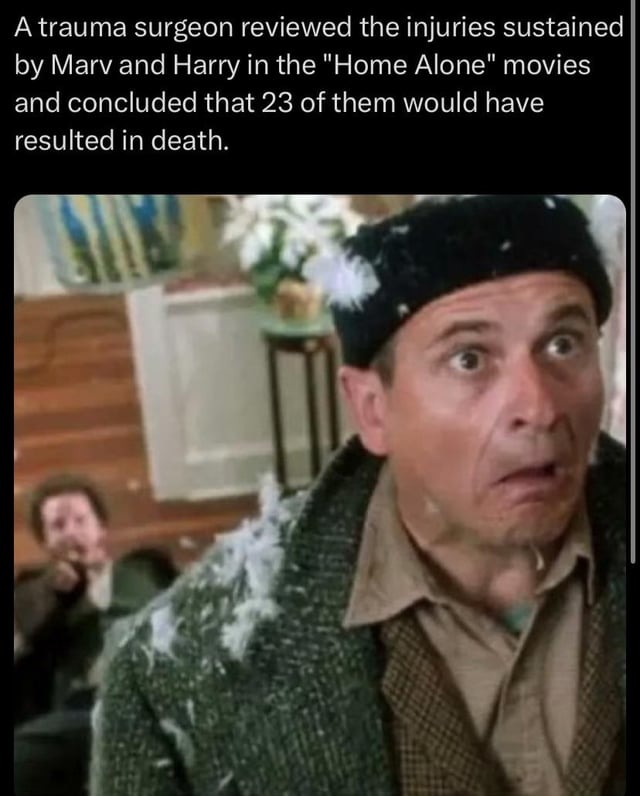 Home alone injuries - meme
