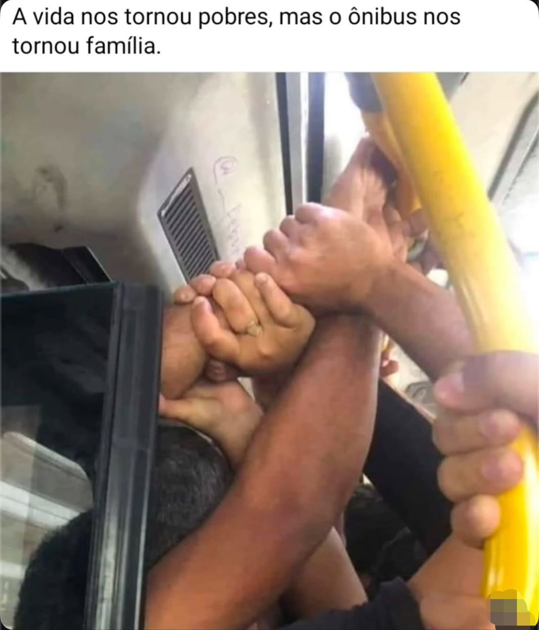 O descaso nos une - meme