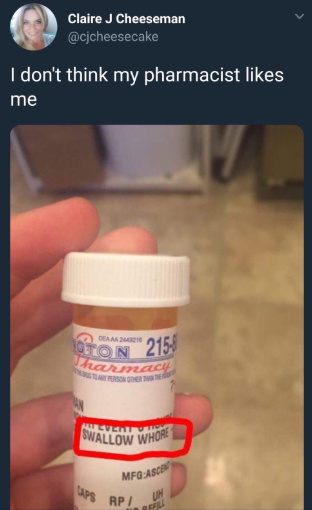Those are some weird pills - meme