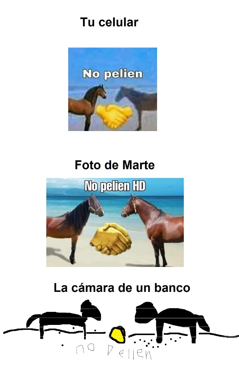 No pelien - meme