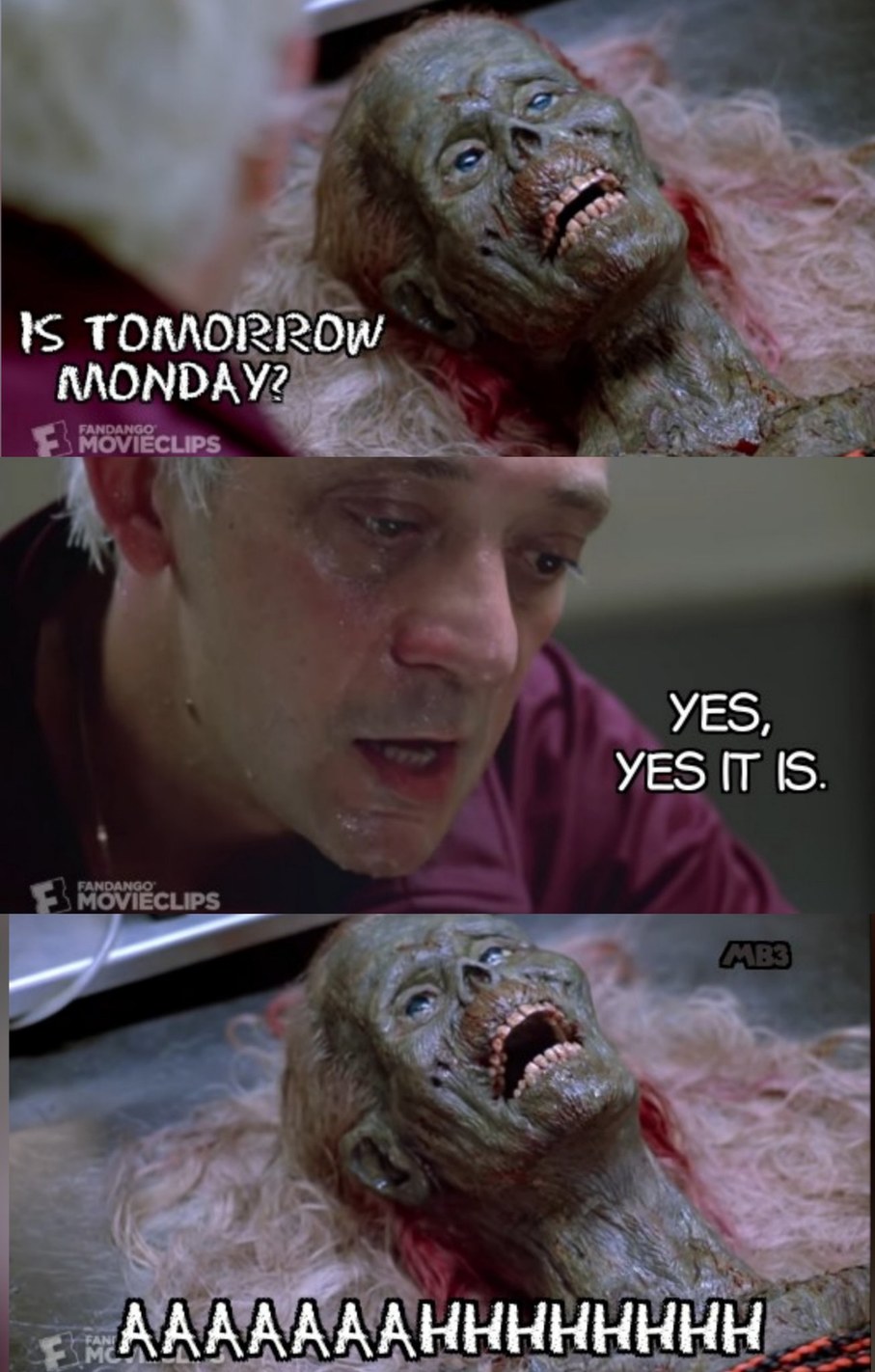 Tomorrow Monday? - meme