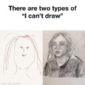 There are two types of - I can't draw - people