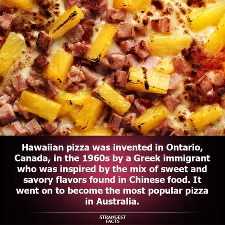 Hawaiian pizza - meme