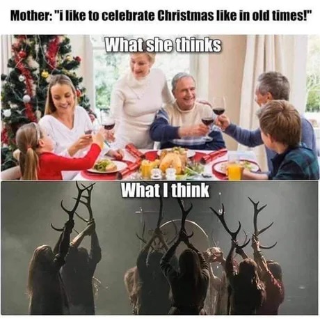Christmas like old times - meme
