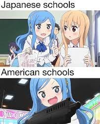school in america be like - meme