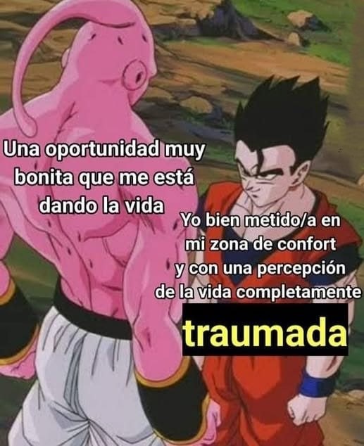 Viviendo la vida en modo espectador - meme