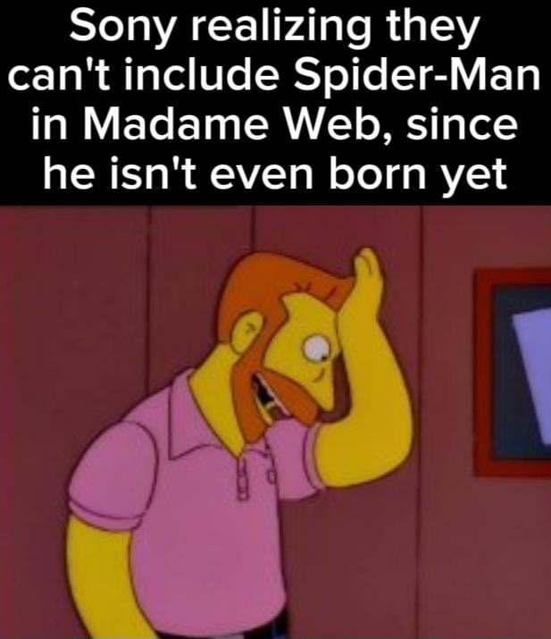 Spiderman Madame Web meme