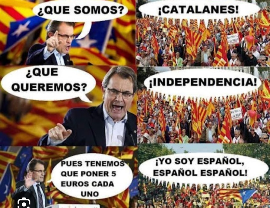 Publique esto en un subreddit de catalanes espero no ser funado - meme