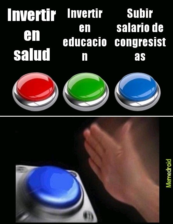 Gobierno colombiano - meme
