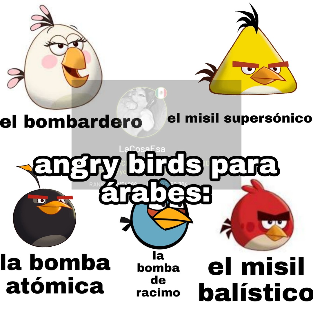 Angry birds para @rabes: - Meme by LaCosaEsa :) Memedroid