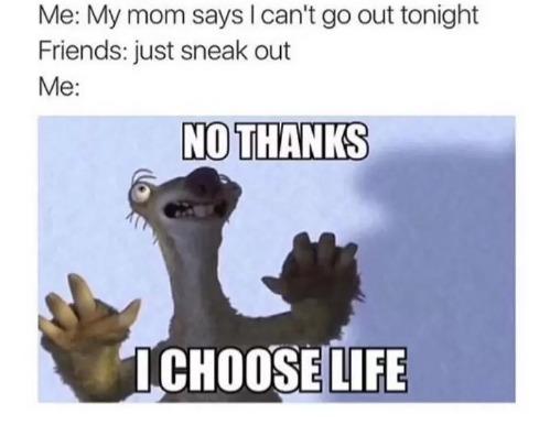 I choose Life - meme