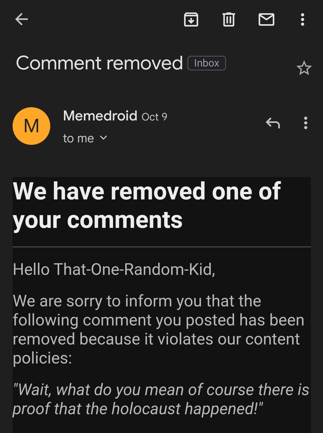 I got banned for 14 days because of it. - meme