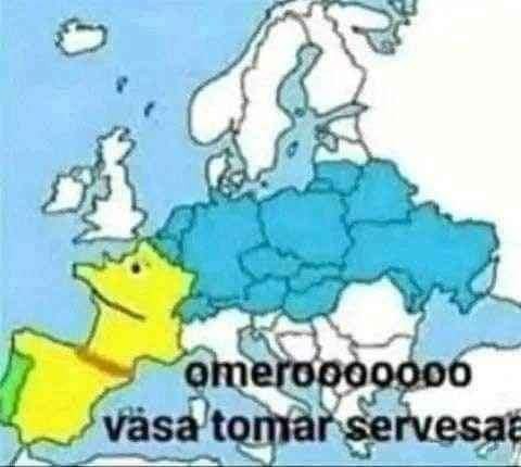 Marge Simpson captada en europa - meme