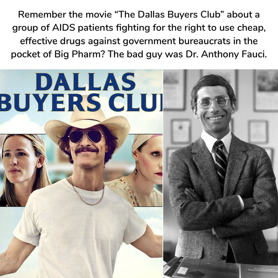 Fauci has been withholding drugs and killing people for 40 years. Truly evil piece of shit. - meme