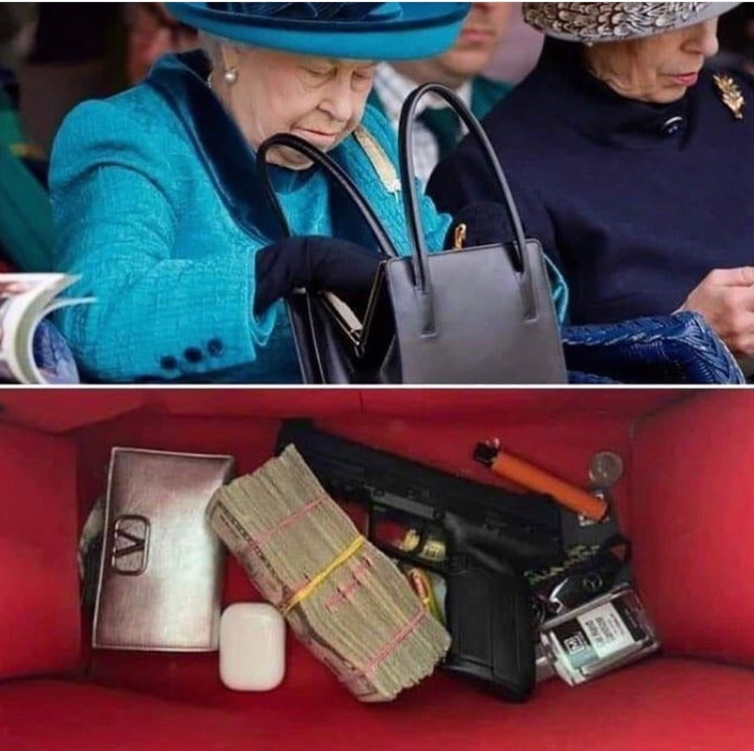 Queen's bag - meme