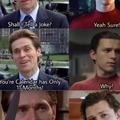 Dark humor joke in Spiderman