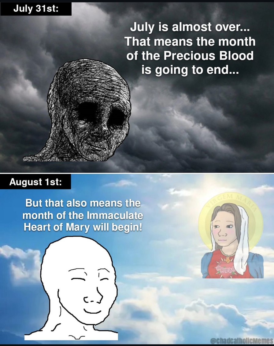 Hail Mary full of grace - meme