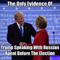 Evidence of Trump speaking to a Russin agent