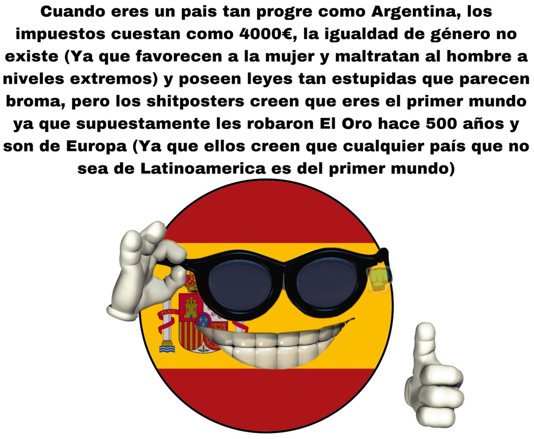 Bombardeen España, el ex-territorio de España se lo damos a los brasileños y el ex-territorio de Brasil que lo compartan Bolivia y Paraguay - meme
