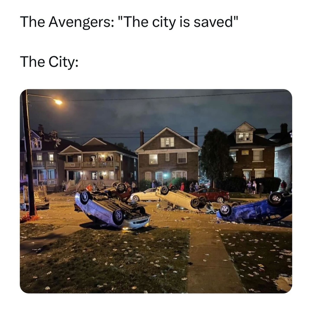 Insurance agents in the MCU are the real heroes - meme