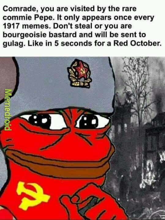 Comrade Pepe - meme