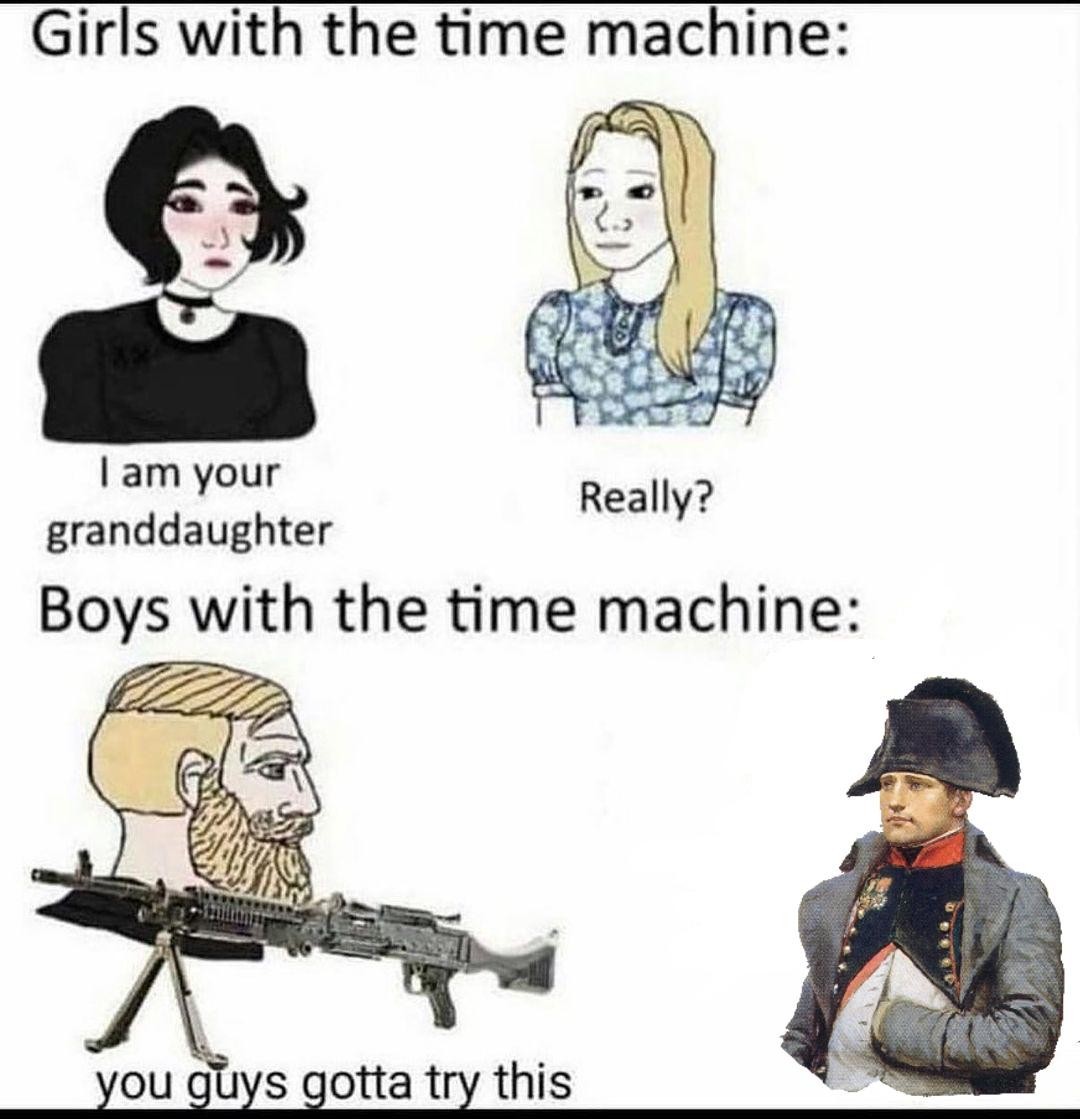 Time machine good - meme