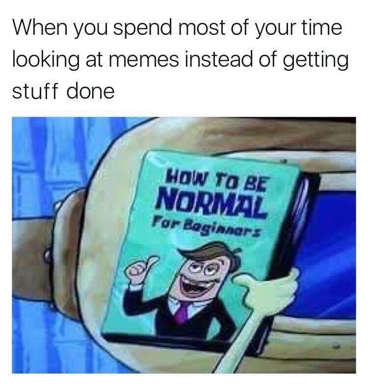 How to be normal - meme