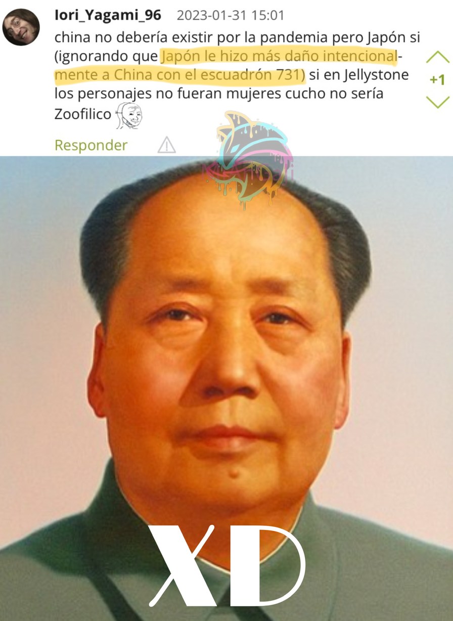Asesinatos por el escuadrón 731: 5,000,000 Asesinatos por Mao Zedong: 78,000,000 En conclusión, China solo sabe matar gente - meme