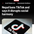 Nepal bans TikTok