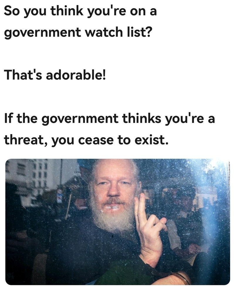 You're not a threat - meme