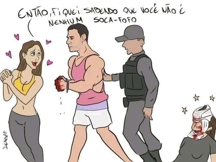 Socou até demais - meme