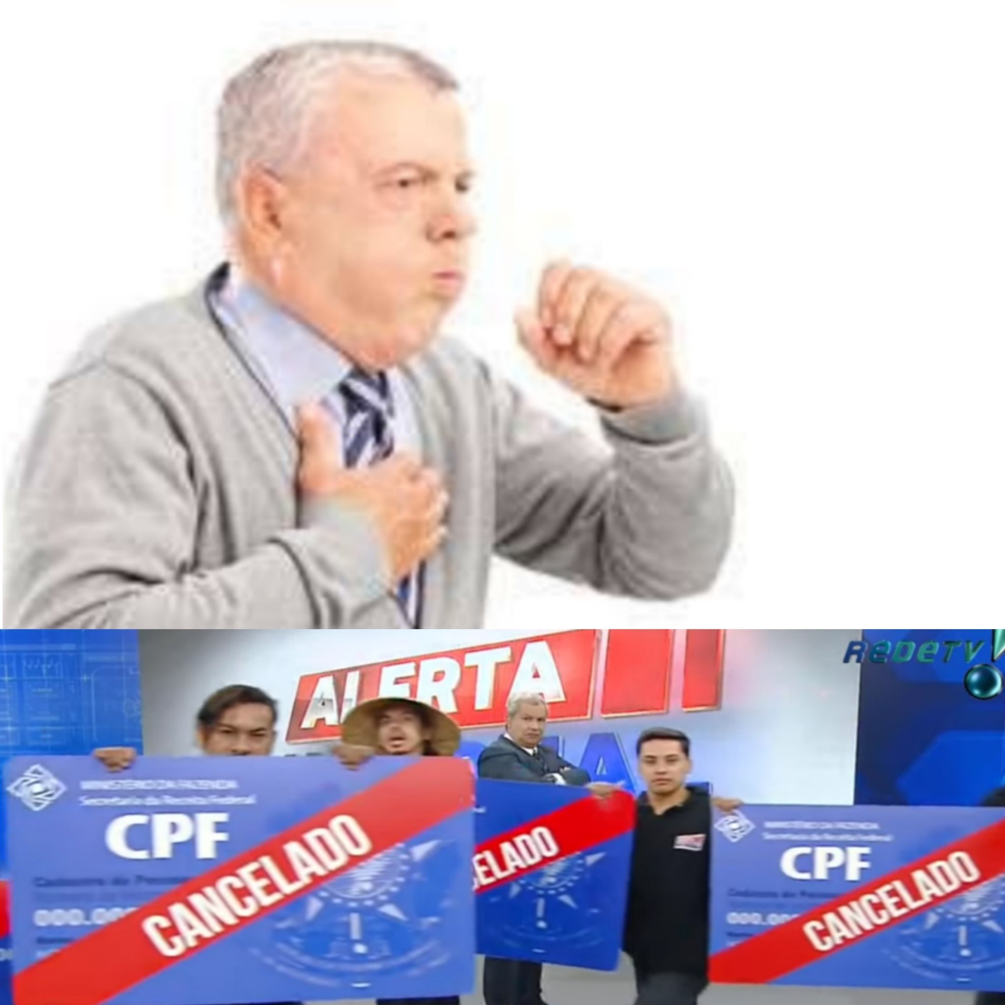 CPF cancelado - meme